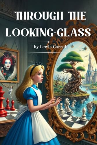 Through the Looking-Glass: by Lewis Carroll (New Beautiful Black and White Illustrated Edition) von Independently published